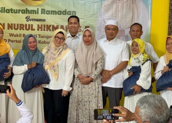 Ketua DPRD Kabupaten Tangerang Sapa 600 Kader dan Santuni Janda