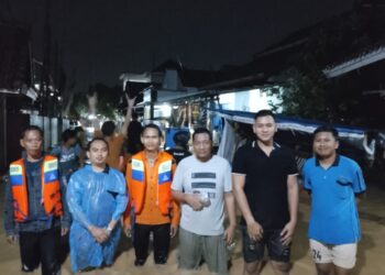 Hujan yang mengguyur sejumlah wilayah di Kabupaten Serang, mengakibatkan sebanyak 950 unit rumah di Kecamatan Bojongera terdampak. (ISTIMEWA)