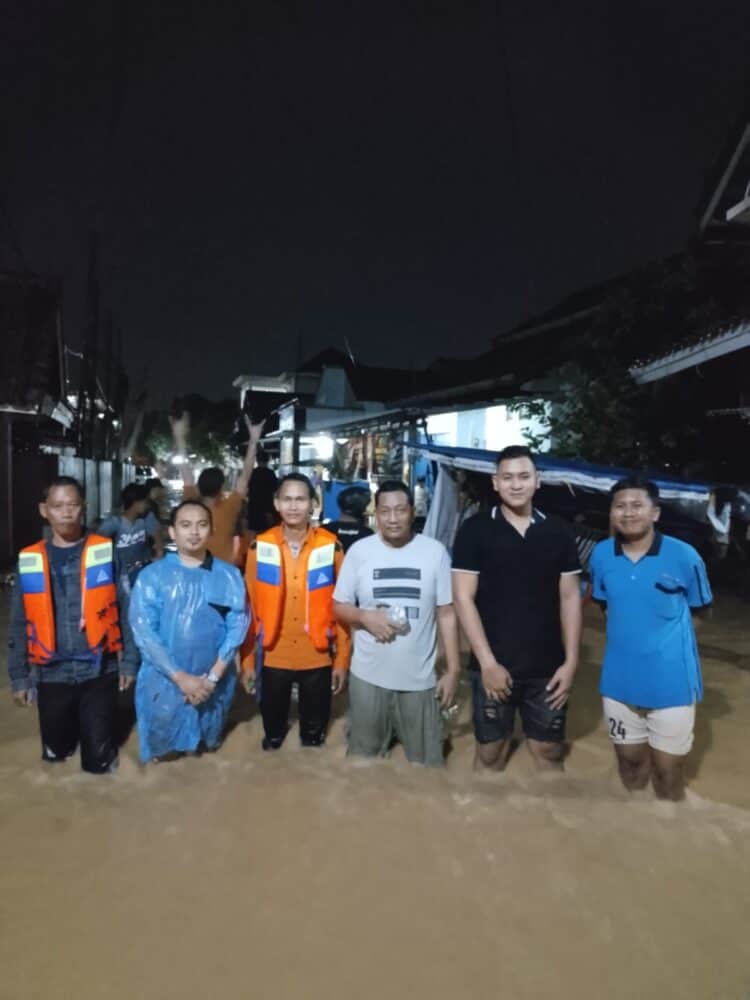 Hujan yang mengguyur sejumlah wilayah di Kabupaten Serang, mengakibatkan sebanyak 950 unit rumah di Kecamatan Bojongera terdampak. (ISTIMEWA)