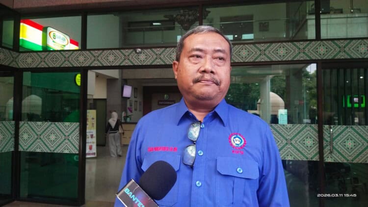 Ketua KSPSI Kota Serang, Tegus Prinaryanto. (ISTIMEWA)