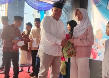 Selama Ramadan, BPR Serang Santuni Anak Yatim Hingga Bagikan Ratusan paket Sembako