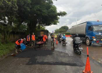 Jelang Lebaran, 41 Ruas Jalan Mudik di Kabupaten Tangerang Diperbaiki Sementara