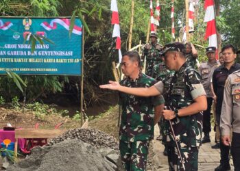 Pangdam Jaya Mayjen TNI Deddy Suryadi Pimpin Groundbreaking Jembatan Garuda di Desa Matagara