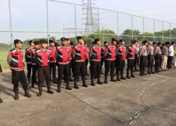 Ratusan Personel Gabungan Amankan Haul Akbar Cilongok Pasar Kemis