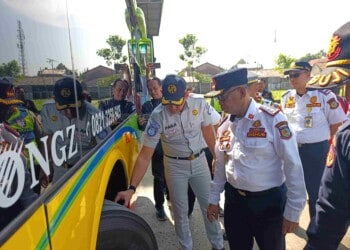 Dishub Tangsel Temukan Pelanggaran Administrasi Saat Ramp Check Bus Mudik Lebaran