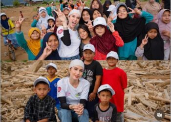 Cerita Cinta Laura Saat Bantu Korban Bencana Di Aceh