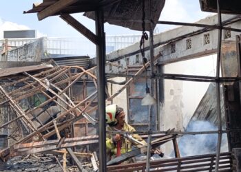 Bengkel Motor Terbakar di Pamulang, Kerugian Capai Rp3 Miliar