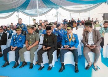 Hadiri Peringatan HUT Damkar, Satpol PP dan Satlinmas-1166