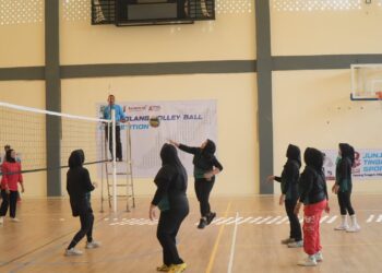 Kompetisi bola voli, dalam rangka HUT Ke - 152 Kabupaten Pandeglang, dibuka oleh Bupati Pandeglang Raden Dewi Setiani. (ISTIMEWA)