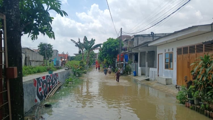 Tanggul Jebol di Perum Mustika Tigaraksa Segera Diperbaiki
