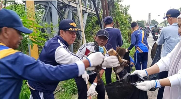Kerja Bakti Massal OPD Kabupaten Tangerang, Disiplin ASN Digenjot, Lingkungan Dibersihkan