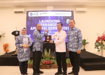 Kegiatan launching aplikasi Serba Digi Pemkab Serang, Kamis (16/4/2026). (ISTIMEWA)