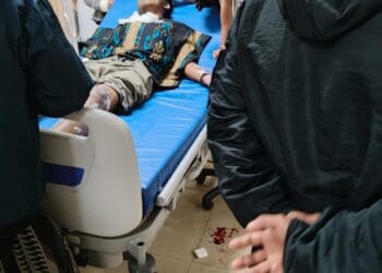 Korban luka bakar akibat kebocoran tabung gas elpiji 3 Kg, dirawat di RSUD Berkah Pandeglang, Senin (20/4/2026) malam. (ISTIMEWA)