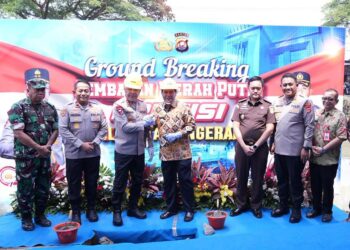 Jembatan Merah Putih Presisi Dibangun di Kecamatan Pasar Kemis