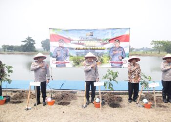 Tanam 1.000 Pohon Rambutan, Polda Banten Dorong Gerakan Lingkungan di Kabupaten Tangerang