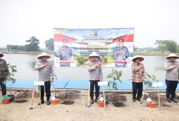 Tanam 1.000 Pohon Rambutan, Polda Banten Dorong Gerakan Lingkungan di Kabupaten Tangerang