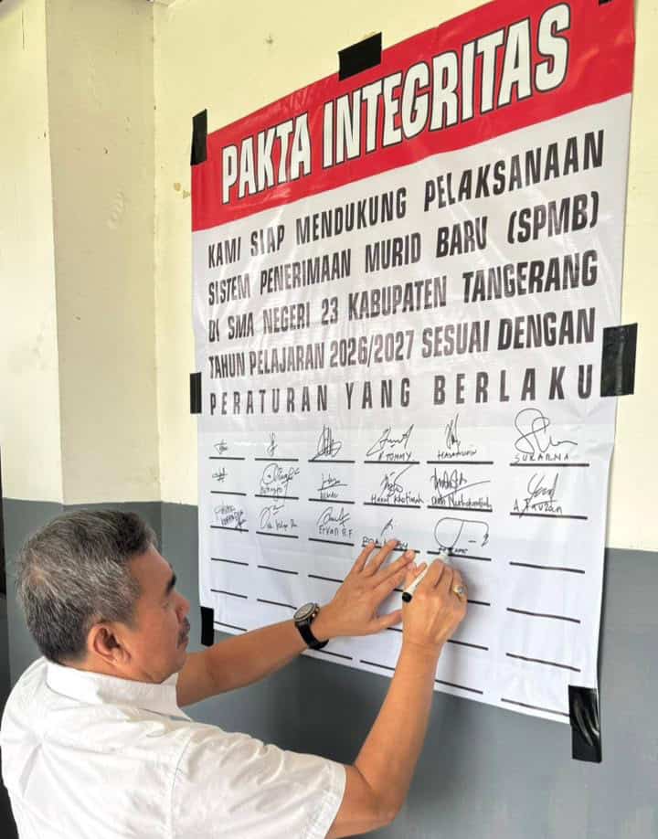 Sosialisasi SPMB 2026, SMAN 23 Kabupaten Tangerang Pastikan Transparan Tanpa Titipan