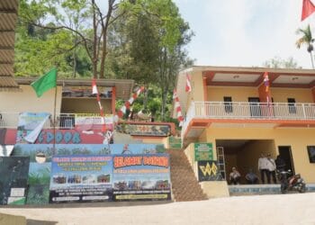 Basecamp Villa Emas Gunung Pulosari, Kecamatan Pulosari, Kabupaten Pandeglang. (ISTIMEWA)