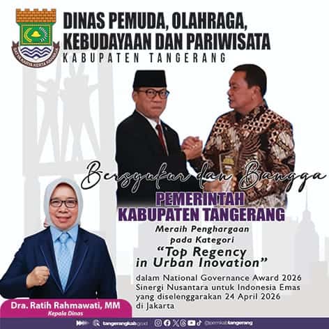 Kabupaten Tangerang Meraih Penghargaan Top Regency In Urban inovation (Dra. Ratih Rahmawati, MM)