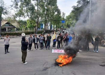 Mahasiswa Tangerang Turun ke Jalan, Desak Pengusutan Tuntas Kasus Kekerasan Aktivis KontraS
