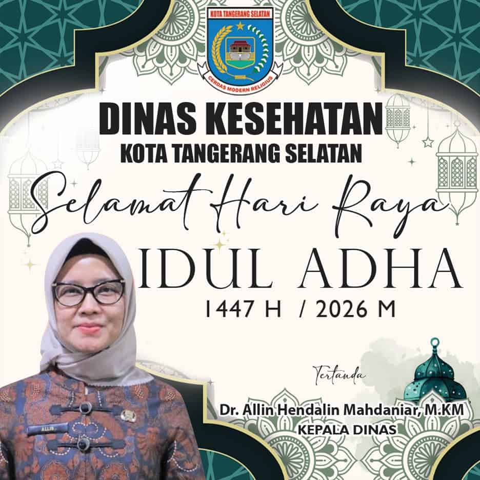 Dinkes Tangsel Selamat Idul Adha