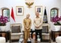 BERTEMU MENHUB RI - Bupati Serang Ratu Rahmatuzakiyah, bertemu Menteri Perhubungan (Menhub) RI, Dudy Purwagandhi. (ISTIMEWA)