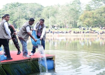 Mancing 5 Ton Ikan, Cara Unik Buruh Kabupaten Tangerang Rayakan May Day