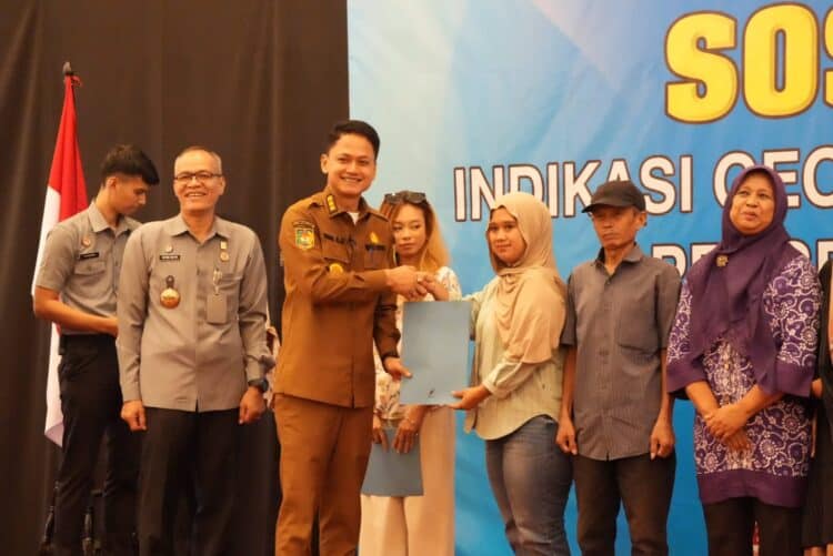 SOSIALISASI - Kegiatan Sosialisasi Indikasi Geografis, Merek Kolektif dan Perseroan Perorangan, Kantor Wilayah Kementerian Hukum Banten, di salah satu hotel di Pandeglang, Senin (11/5/2026). (ISTIMEWA)