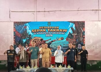 Jaring Atlet Potensial, 177 Pelajar Berkompetisi di Kejuaraan Sepak Takraw Kabupaten Tangerang