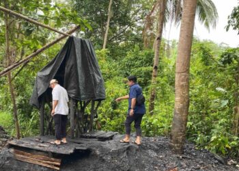 TAMBANG ILEGAL : Tambang ilegal masih beroperasi diwilayah selatan selatan Kabupaten Lebak, teparltnya diwilayah perbatasan dengan Pelabuhan Ratu, Jawa Barat. (ISTIMEWA)