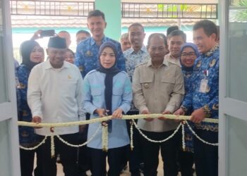 PERESMIAN - Bupati Serang Ratu Rachmatuzakiyah, meresmikan gedung Instalasi Bedah Sentral (IBS) dan Central Steril Suplay Departemen (CSSD) di Rumah Sakit Drajat Prawiranegara (RSDP) Serang. (ISTIMEWA)