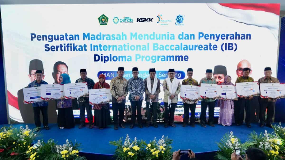 MAN IC Serpong Cetak Sejarah, Jadi Madrasah Negeri Pertama di Indonesia Berstatus 'IB World School'