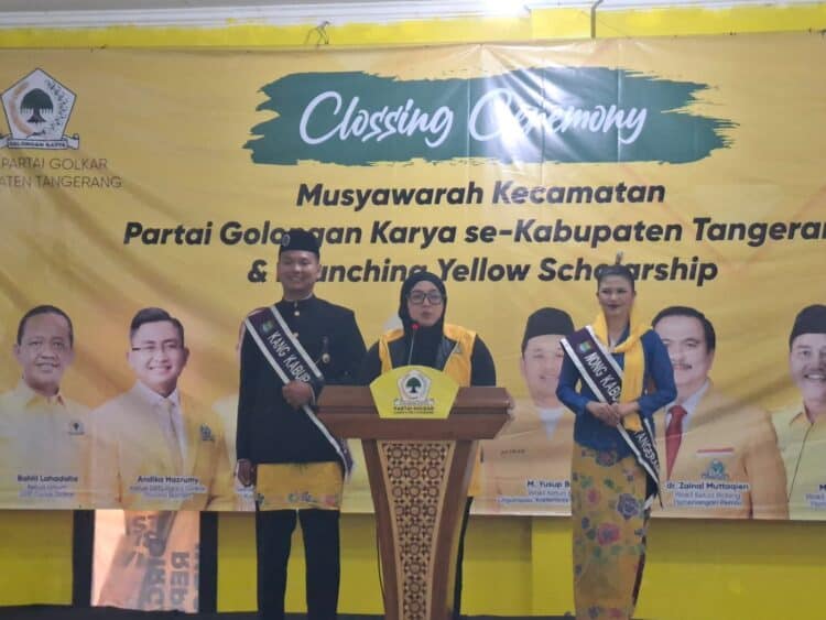 Rampungkan Muscam Lebih Cepat, Intan: Berkat Soliditas Golkar Kabupaten Tangerang