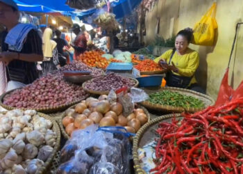 Sidak Pasar, Harga Sembako di Kabupaten Serang Mulai Turun
