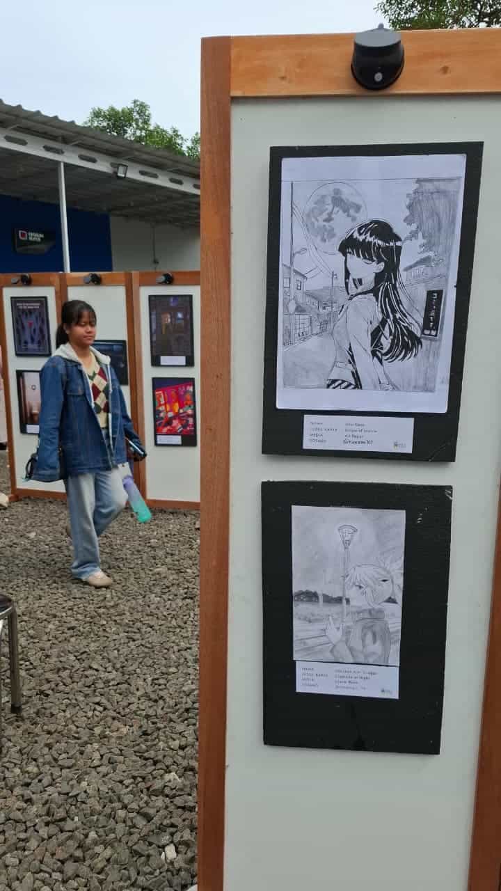Puluhan Mahasiswa DKV UTPAS, Adu Skill di Pameran Seni After Hours