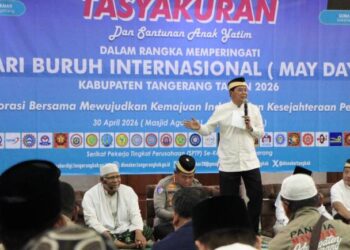 Gelar Tasyakuran May Day 2026, Bupati Tangerang Tekankan Kolaborasi Industri dan Buruh
