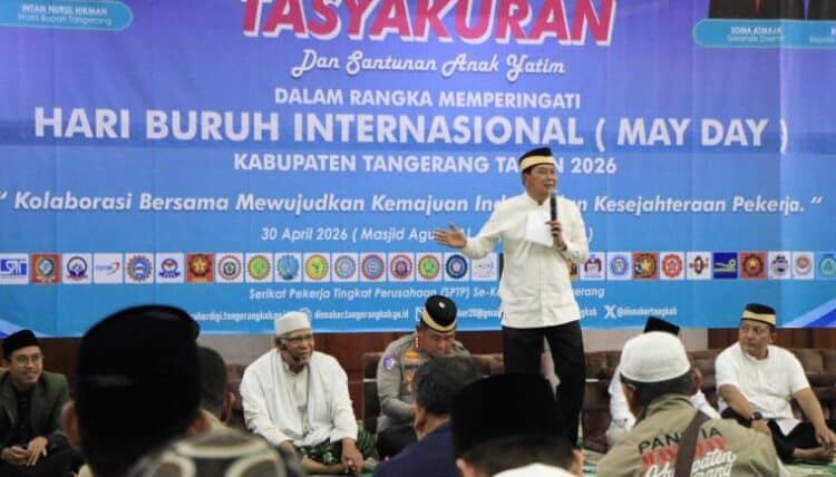 Gelar Tasyakuran May Day 2026, Bupati Tangerang Tekankan Kolaborasi Industri dan Buruh