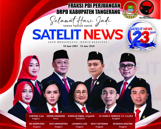 FRAKSI PDI P DPRD Kabupaten Tangerang HUT Satelit News 2026