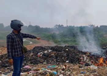 Berbekal Drone, Warga Temukan Lapak Pembakaran Limbah yang Diduga Ilegal di Sindang Jaya Tangerang