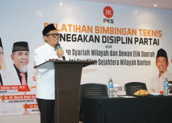 PELATIHAN – PKS Banten lakukan Bimtek Penegakan Disiplin Partai. (ISTIMEWA)