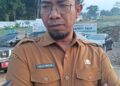 MENYAMPAIKAN KETERANGAN : Kepala Dinas PUPR Banten Arlan Marzan menyampaikan keterangan rencana revitalisasi Situ Cikedal kepada wartawan. (ADIB FAHRI/SATELITNEWS.COM)