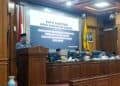 Rapat Paripurna DPRD Kabupaten Serang, tentang pemandangan umum fraksi-fraksi atas usulan Raperda Bupati Serang. (ISTIMEWA)