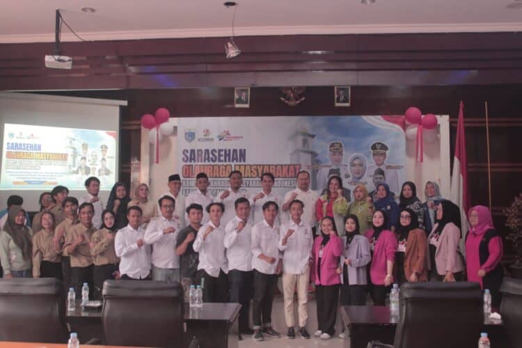 SARASEHAN - Komite Olahraga Masyarakat Indonesia (KORMI) Kabupaten Pandeglang, menggelar Sarasehan Olahraga Masyarakat yang dirangkaikan dengan rapat kerja (Raker) organisasi, Jumat (19/6/2026). (ISTIMEWA)