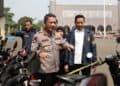 HASIL CURIAN : Sepeda motor hasil curian diamankan di Mapolda Banten sebagai barang bukti. (ISTIMEWA)