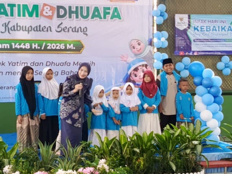 SANTUNAN - Pemkab Serang santuni sebanyak 1.500 anak yatim dan dhuafa, Senin (29/6/2026). (ISTIMEWA)