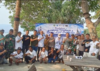 PEMBUKAAN – Suasana acara pembukaan tasyakuran dan ruwat laut Carita 2026, di salah satu hotel dan cottage di kawasan Carita, Rabu (10/6/2026). (ISTIMEWA)