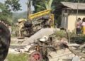 KECELAKAAN TUNGGAL - Sebuah truk ber Nomor Polisi (Nopol) B 9089 CQC, mengalami kecelakaan tunggal di Tanjakan Bangangah, tepatnya di Kampung Lebak Situ, Desa Banjarwangi, Kecamatan Pulosari, Kabupaten Pandeglang, Sabtu (27/6/2026) pagi. (ISTIMEWA)