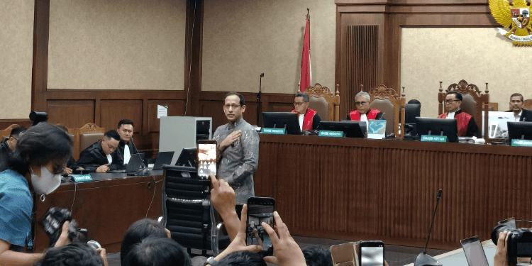 Eks Mendikbudristek Nadiem Makarim Divonis 10 Tahun Penjara