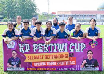 Pertama di Banten, Kecamatan Kelapa Dua Gelar Turnamen Sepakbola Wanita
