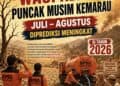 Juli-Agustus 2026 Puncak Kemarau Mengintai, BPBD Lebak Waspadai Potensi Bencana